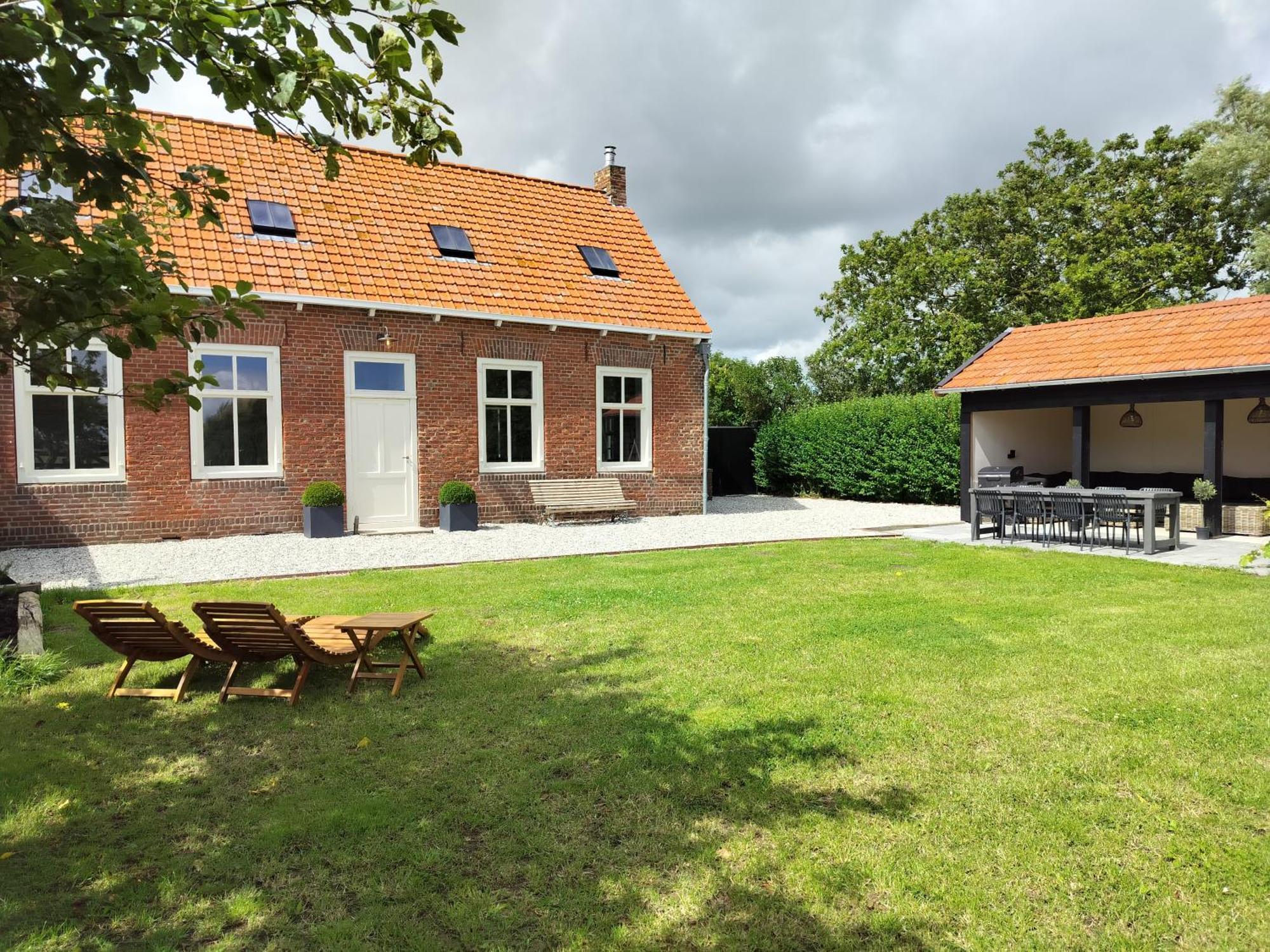 B&B 'Hof Baaiweg' Met Barrelsauna Zoutelande Esterno foto